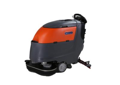 Double Brush Commercial Hardwood Floor Cleaning Machines With Anticollision Wheel