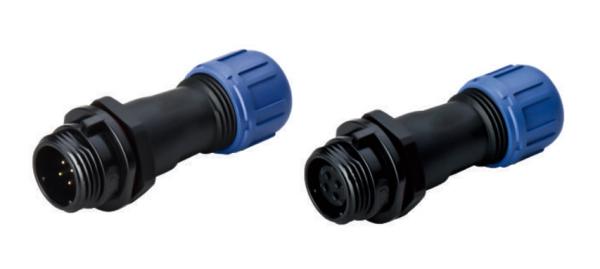 PPS Insert Sp11 Circular Power Connector IP67 IP68 Waterproof Cable Connector
