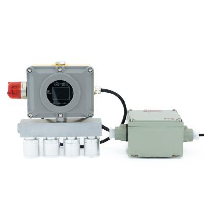 4-20 MA Output Wall Mounted Gas Alarm Detector For Toxic Combustible Gases Monitoring