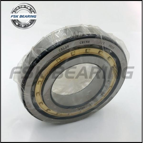 Single Row CRL 10 A Cylindrical Roller Bearing 31.75*69.85*17.46mm Thicked Steel Brass Cage