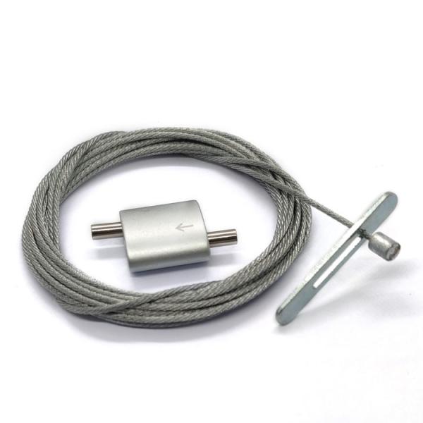 Adjustable Side Exit Cable Grippers With Hook For Aircraft Stainless Wire Rope