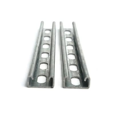 Corrosion Resistant Silver Anodized C Shaped Aluminium Strut Channel Aluminum Alloy Steel Sections