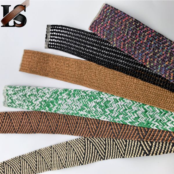 Various Colors Braided Elastic Stretch Fabric Belt Unisex Multiple Option Stretch Belt