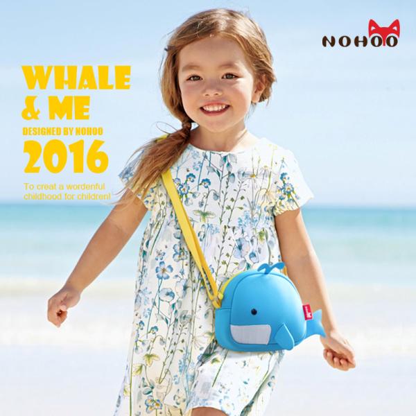Customized Toddler Backpacks Environmental Friendly Material Whale Style