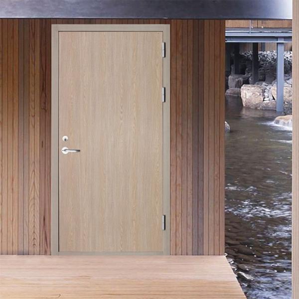 Interior Commercial Residential Design Rated Wood Door Steel Exit Proof Fire Door Office Building School for House