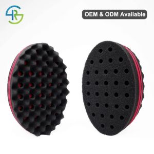 Red Blue Double Sided Twist Sponge 7mm Hole Afro Hair Twist Sponge