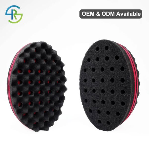 Red Blue Double Sided Twist Sponge 7mm Hole Afro Hair Twist Sponge
