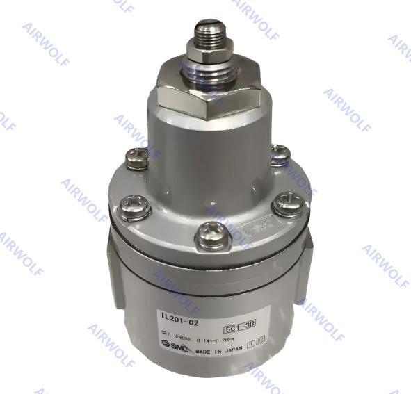 SMC 1/4  Aluminum Alloy Diaphragm Type Single Doube Acting 3 Port Lock-up Valve IL201-02	IL220-02 IL211-02B IL201-N02 IL220-N02 IL211-F02 IL211-N02B IL211-F02B