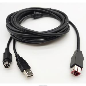 24V Cable USB Alimentado 24V para a impressora de cabo USB-B