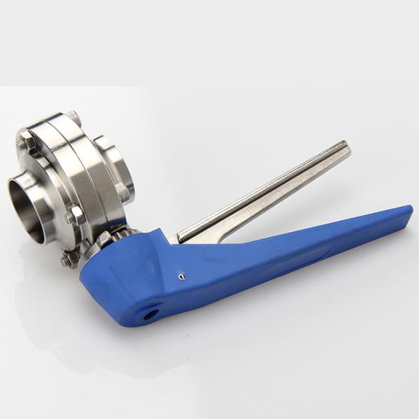 3 Inch Ss 304 Butterfly Valve Low Pressure Din40 Food Grade Dn10 Rjt