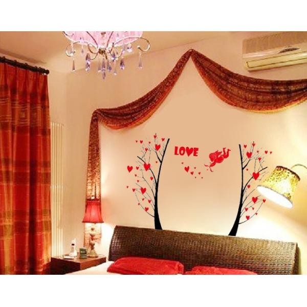 Custom Print Removable Vinyl Wall Stickers , Large Tree Sticker