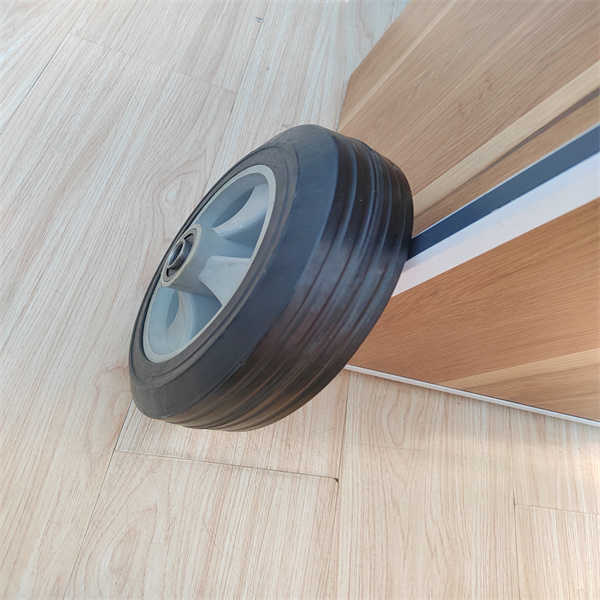 Wagon 8 Inch Solid Rubber Wheels Flat Replacement Solid Rubber Tires For Hand Truck