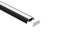 Perfil de alumínio conduzido 6063 T5 da tira com o difusor do PC para a iluminação comercial