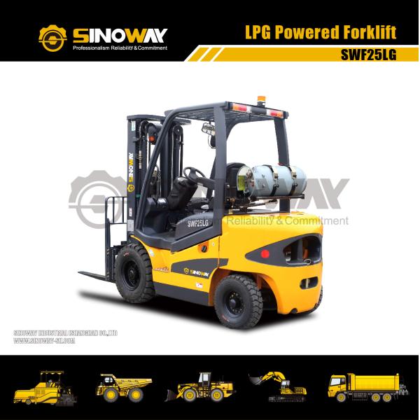 Diesel LPG Gasoline Electric Forklift / 2.5 ton LPG Forklift Trucks