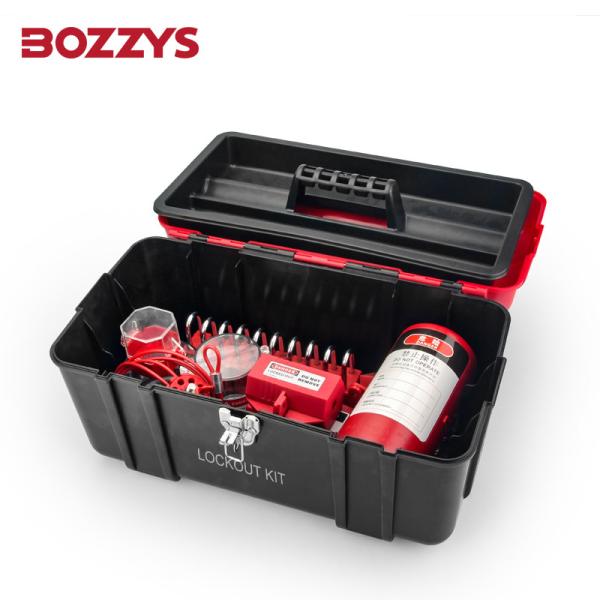 Double Layer PVC Personal Lockout Toolbox With Removable Organizer Tray