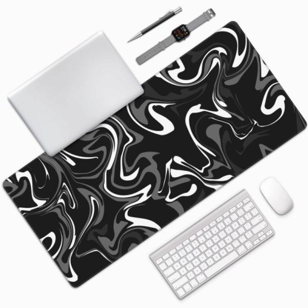 400x900x3mm Waterproof Art Strata Liquid Mouse Pad for Gaming/Computer Laptop/Desktop