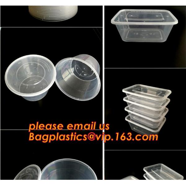 Коробка бенто пластикового устранимого пластикового взятия качества еды отсутствующая с 4 отсек, пищевой контейнер контейнеров пластиковый течебезопасный