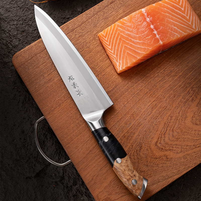 S42025 High Nitrogen Stainless Steel Gyuto Knife Hand-Forged Japanese Style Chef’s Knife