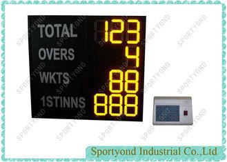Aluminum Outdoor Electronic Cricket Scoreboard With Sports Wireless RF Console