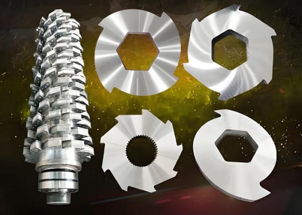 Hot Sale Double Shafts Shredder Blades For Tyre Recycling
