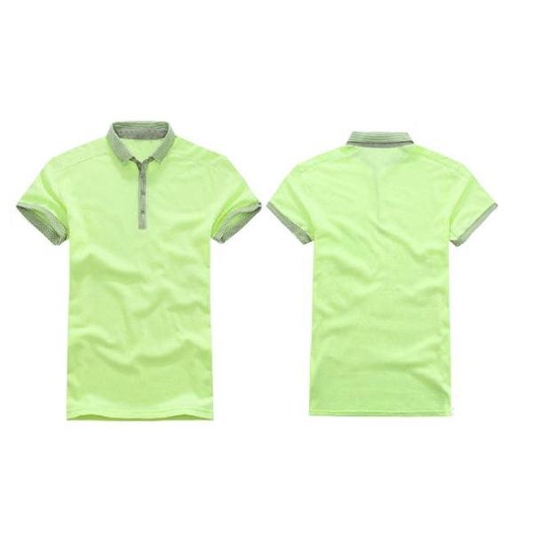 Summer Short Sleeve Cotton Polo Shirts , 4 - Button Placket Boys' Polo Shirt