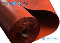 O pano resistente da fibra de vidro do composto de silicone de matéria têxtil de pano da chama do elevado desempenho industrial torna