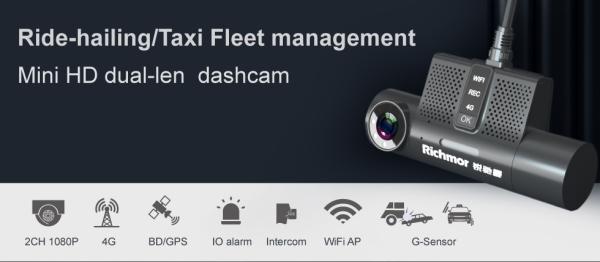 1080P 4G GPS MDVR MINI 2CH Veículo Automóvel Dashcam Gravador de Direção para Monitoramento Remoto
