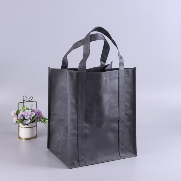 Custom Logo Printed Non Woven Fabric Tote Bag for Grocery Shopping and Promotion