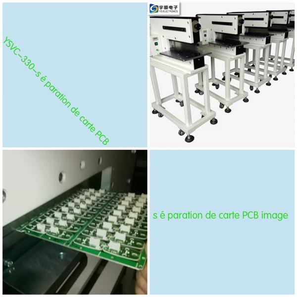Coupe pneumatique de séparation de carte PCB pour PCBA FR4 et panneau d'alun