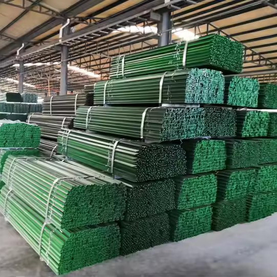 Non Painted Green Painted Galvanised Y Post Star Picket 1.33lbs/ft Weight