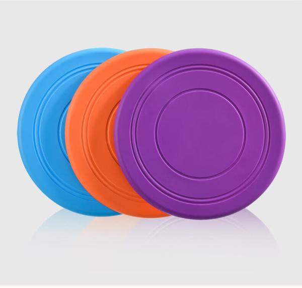 Red Purple Dog Training Interativo Toy Puppy Flyer Toy Dog Flying Saucer