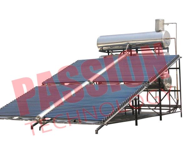 Aquecedor de água solar do tanque profissional, tubo de vácuo solar do aquecedor de água da baixa pressão