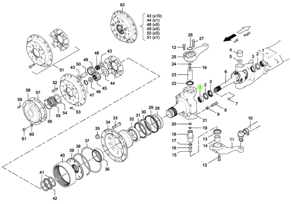 06.33019.0064 SHACMAN truck engine High-strength Needle roller bearing