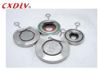 Clapet anti-retour oscillant en acier inoxydable, modèle fin, joint EPDM