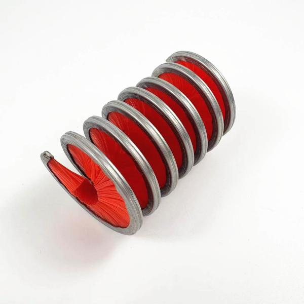 Cubierta de resorte espiral con pincel helicoidal de cuerda interna para limpieza de limpieza de residuos