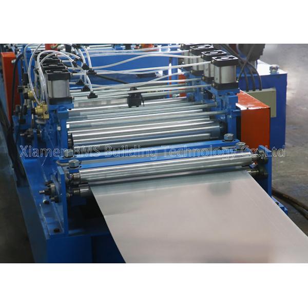 Hydraulic Cutting Custom Roll Forming Machine For Soundproof Walls / Back Panel Metal Roof