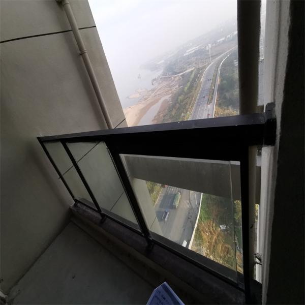 Balcón residencial Balcón exterior Balaustrada metálica Balcón barandillas del porche Sistemas de postes