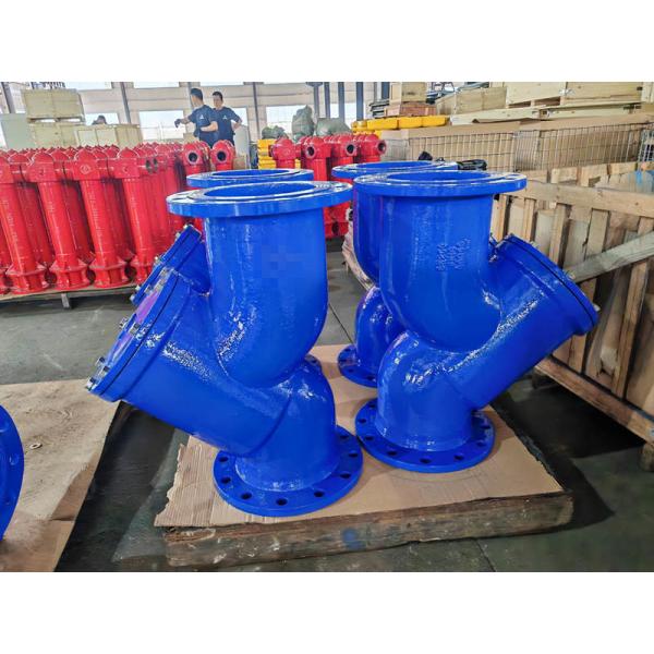 Cast Iron Y Strainer With SS304/SS316 Screen -20℃-120℃ Temperature Rating Various Pressure Ratings