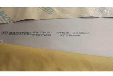 Inconel 625 Alloy Nichrome Sheet 600 800 825 Nimonic80A Hastelloyc B2nickel