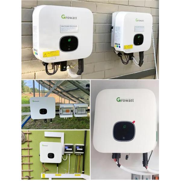 Growatt 5kw 6kw Fase única 220V En la red invertidor solar de conexión para el sistema doméstico