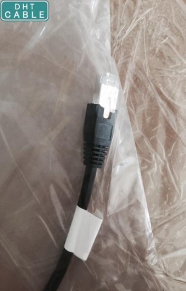 Right Angel Molding Type Gigabit Ethernet Cable , Gigabit Lan Cable RJ45 To HR25 - 7TP - 8S
