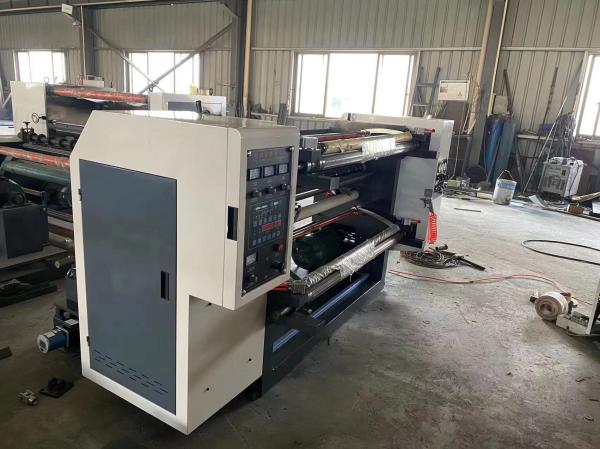 OPP PVC Paper Slitter Film Cutting Machine Paper Roll Slitting Machine 5KW