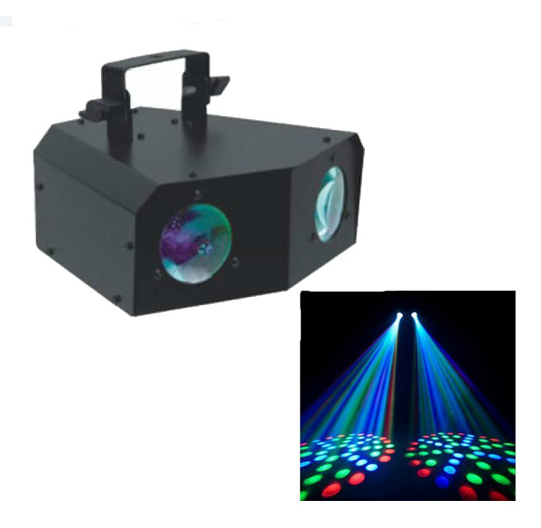 2 Eye DJ Stage Lights 3 Channel DMX-512 Led Effect Light / Chrismas Decoration