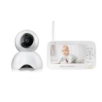 Moniteur pour bébé HD 5 pouces avec vision nocturne et audio bidirectionnel