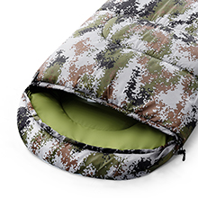 Camouflage Camping Sleeping Bag, Adults & Kids Seasons Warm Cold Weather Hiking Camping Indoor Outdoor Use