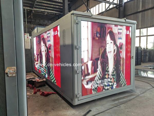 Chengli 16FT 18F 3 Sided LED Screen Advertising Van Customized Mobile LED Display Box