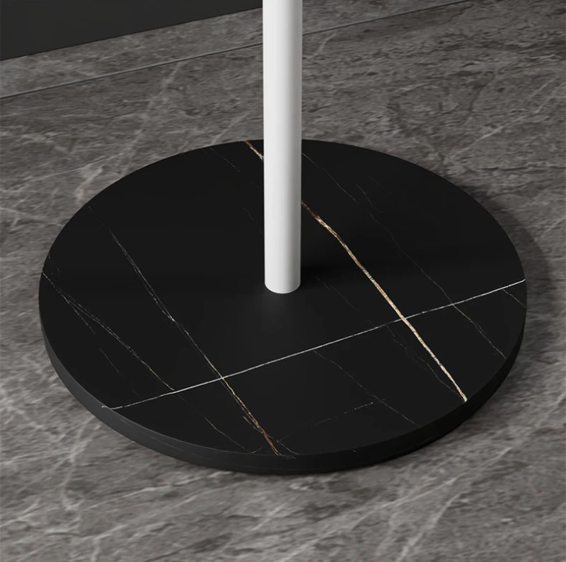 Nordic Gold Standing Coat Rack Modern Quality Metal Marble Black Entryway Floor Living Room Furniture