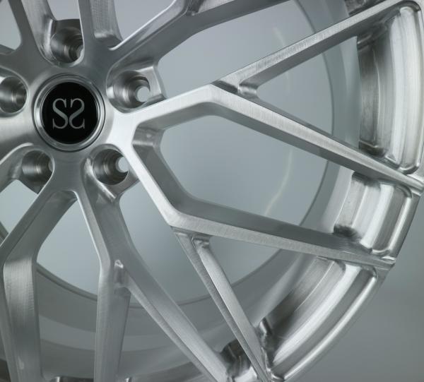 Revestimento escovado mancha forjado Monoblock côncavo profundo de 21 rodas de BMW X5 da polegada