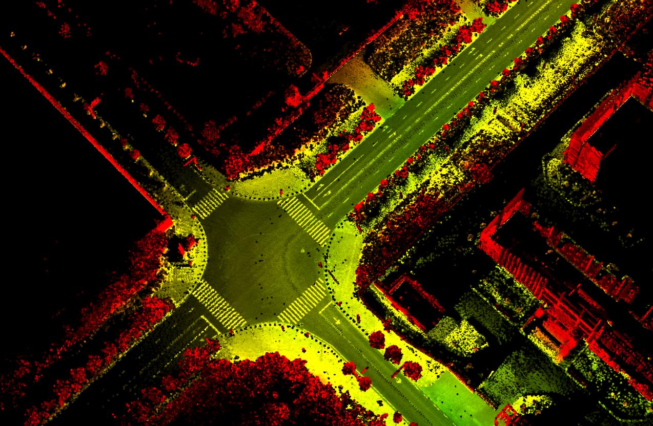 Картографирование дорог Высокоточный мобильный LiDAR Geosun gAirHawk GS-260X