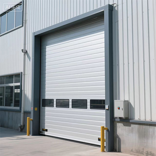0.2-0.4m/s Commercial Industrial Sectional Overhead Door For Retail Distribution Warehouses
